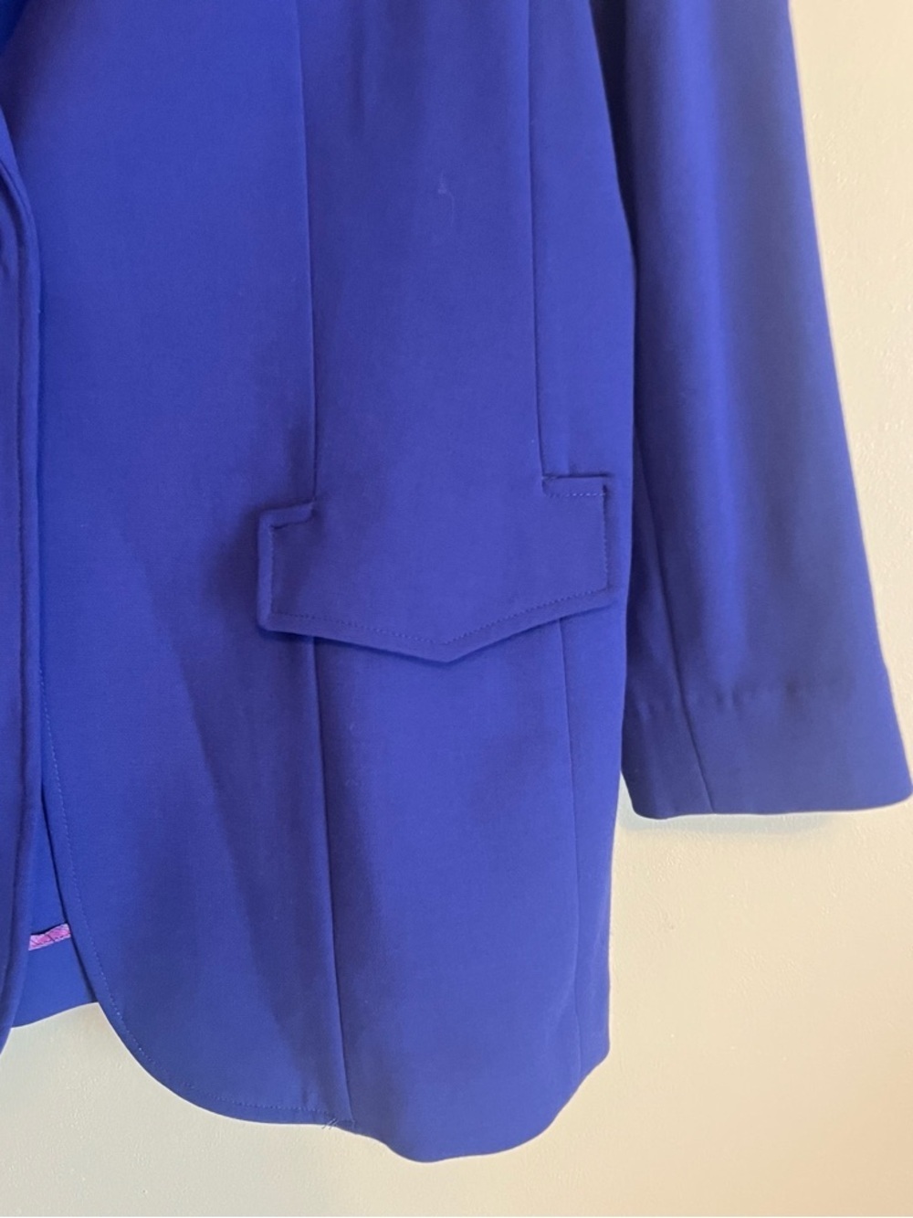 Peace of Cloth New York Cobalt Blue Single-Button Blazer - Picture 2 of 11